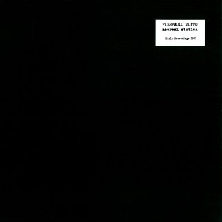 Menstrual Recordings - Pierpaolo Zoppo "Necrosi Statica" LP out now